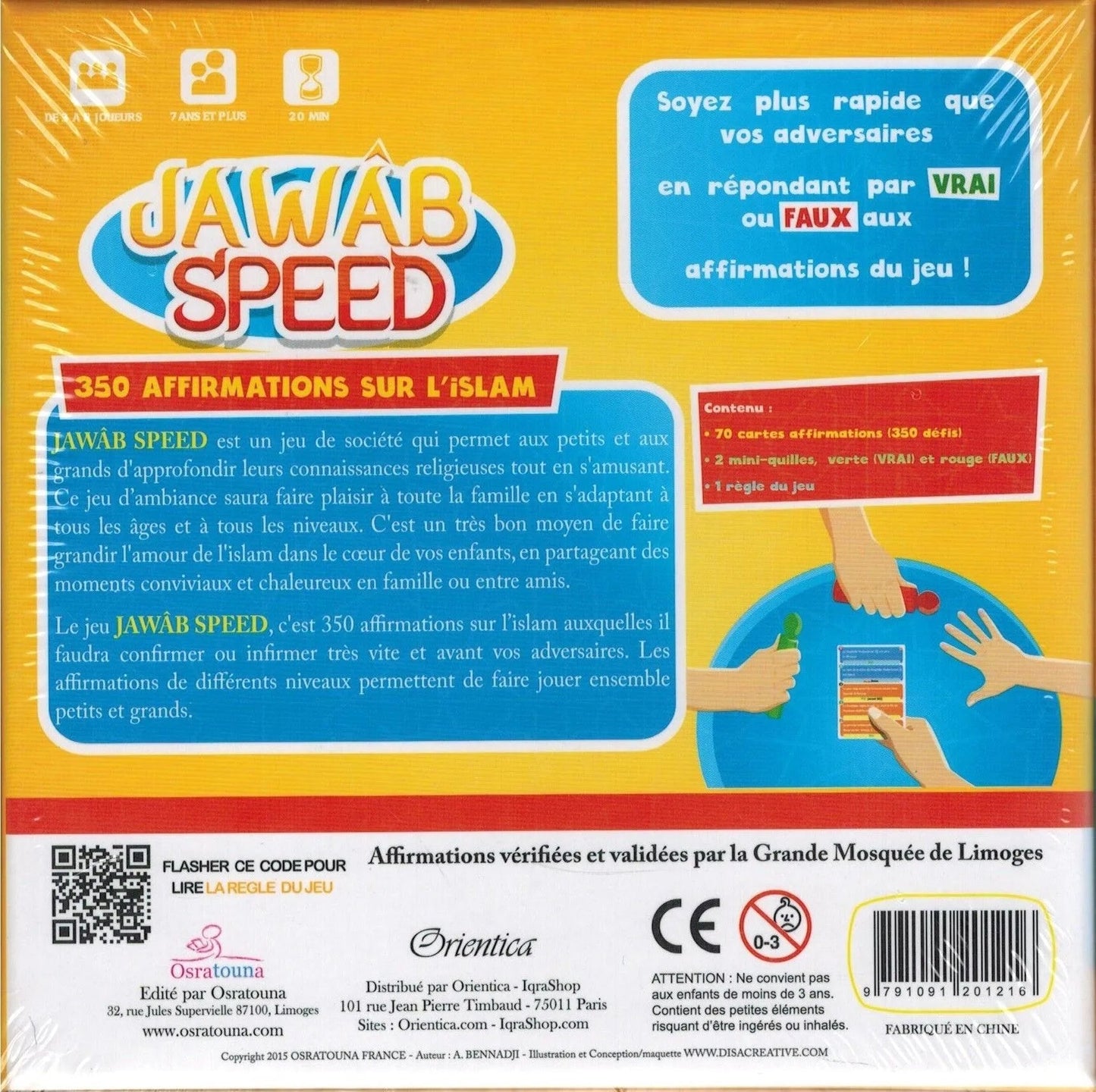 Jawab Speed - Attrapez vite, répondez juste (jeu de société) AL FIL MAKTABA