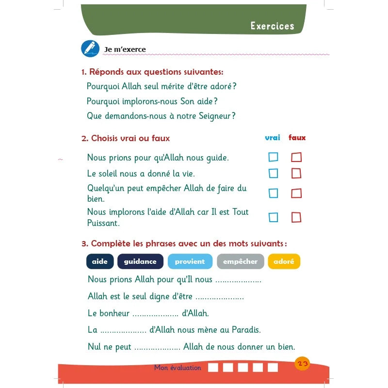 Arc-en-ciel - Manuel d'enseignement des bases de l'islam - Volume 2 - al Hadith AL FIL MAKTABA