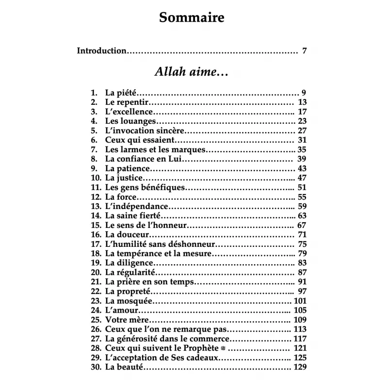 Allah aime… 30 moyens de gagner l'amour d'Allah - Omar Suleiman - MuslimCity AL FIL MAKTABA