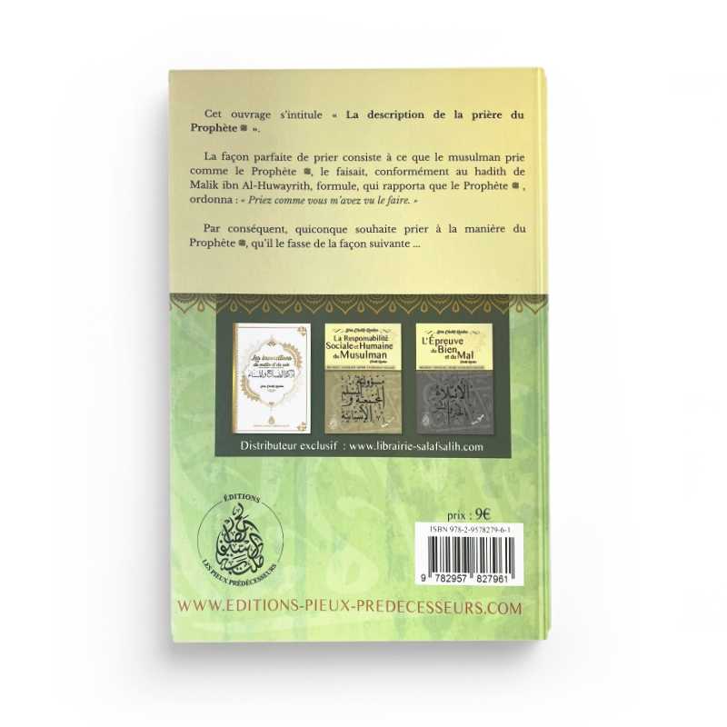 La description de la prière du Prophète Cheikh Raslan- Éditions Pieux Prédécesseurs AL FIL MAKTABA