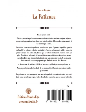 La patience - Ibn al-Qayyim - MuslimLife AL FIL MAKTABA