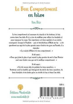 Le bon comportement en Islam - Ibn Baz - MuslimLife AL FIL MAKTABA