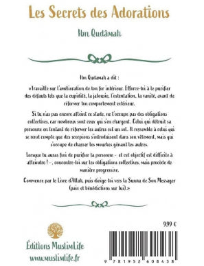 Les secrets des adorations - Ibn Qudamah - MuslimLife AL FIL MAKTABA