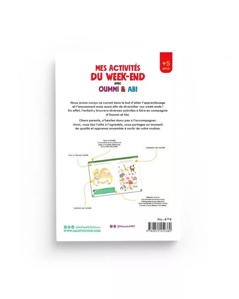 Mes activités du week-end avec Oummi & Abi - al Hadith AL FIL MAKTABA
