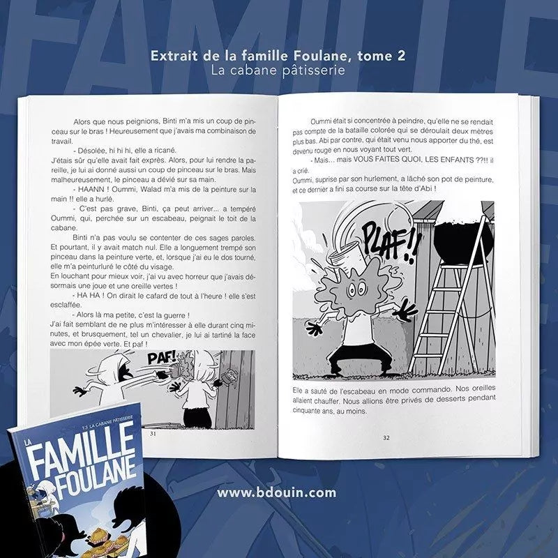 La Famille Foulane (Tome 3) - La Cabane Pâtisserie - BDouin AL FIL MAKTABA