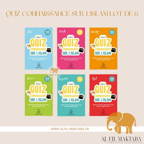 Collection quiz connaissance sur l'Islam - 54 Cartes - Hadieth Benelux