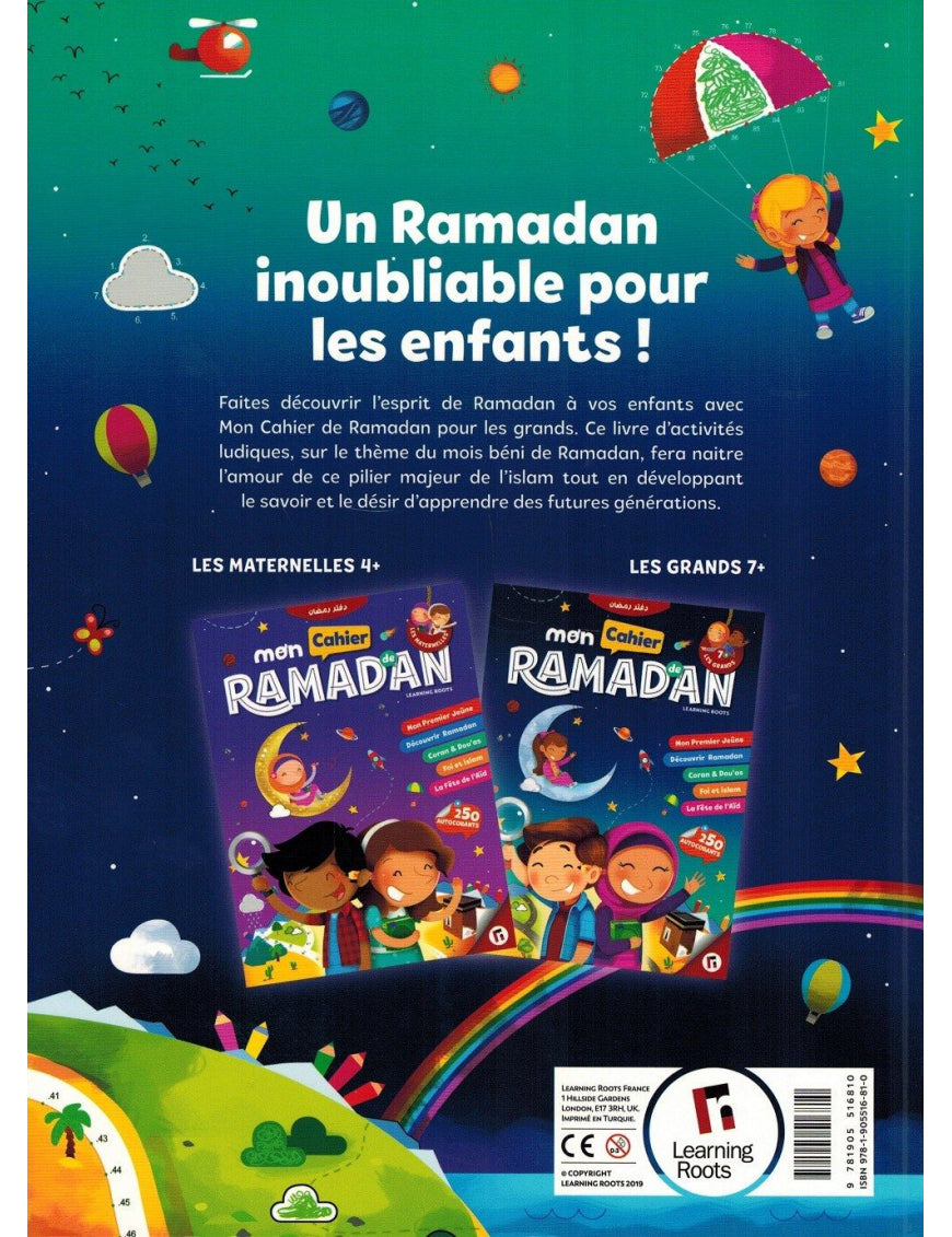 Mon Cahier de Ramadan - Les Grands (7+) - Learning Roots Al Fil Maktaba