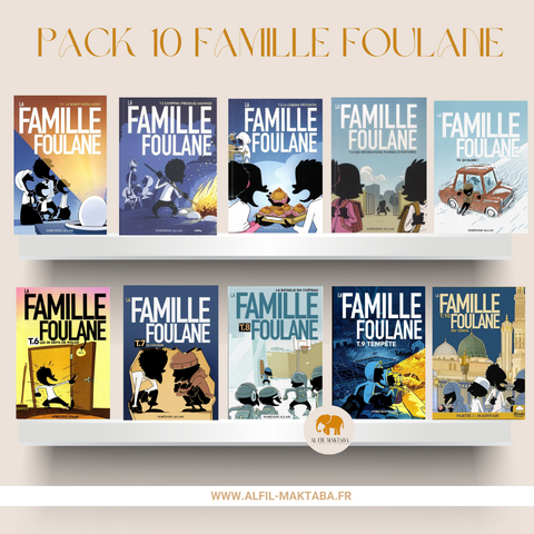 Pack la famille Foulane - 10 livres - BDouin