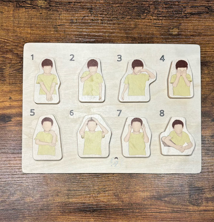 Mon premier puzzle Montessori des ablutions - Bébé Ali