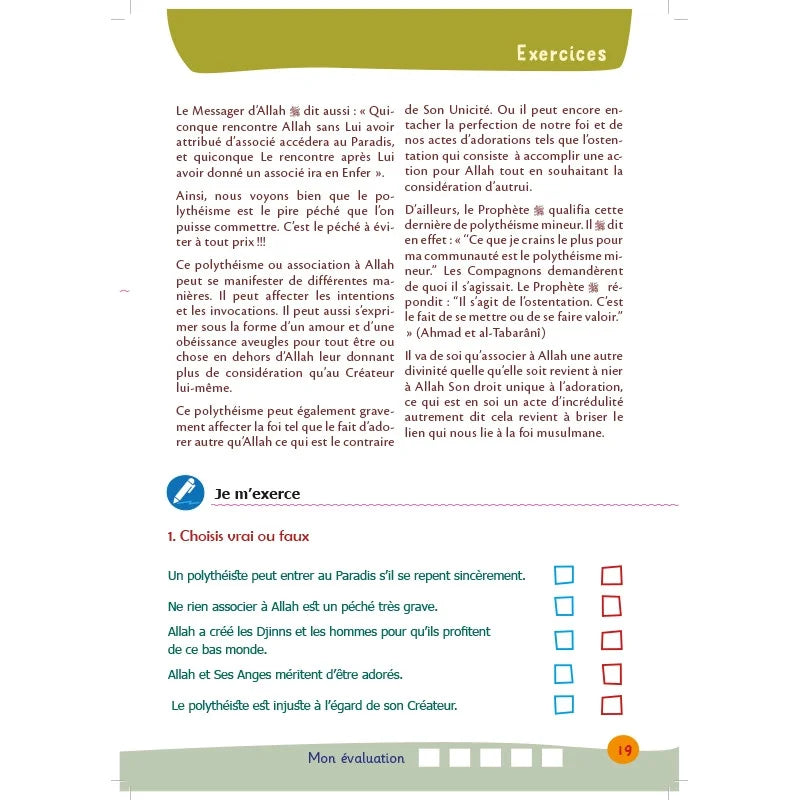 Arc-en-ciel - Manuel d'enseignement des bases de l'islam - Volume 5 AL FIL MAKTABA