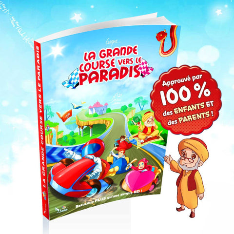 La grande course vers le Paradis - bande dessinée et jeu éducatif - Sana