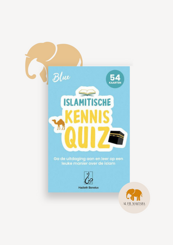 Quiz Connaissance Sur L'Islam - 54 Cartes - Hadieth Benelux (Bleu Ciel)