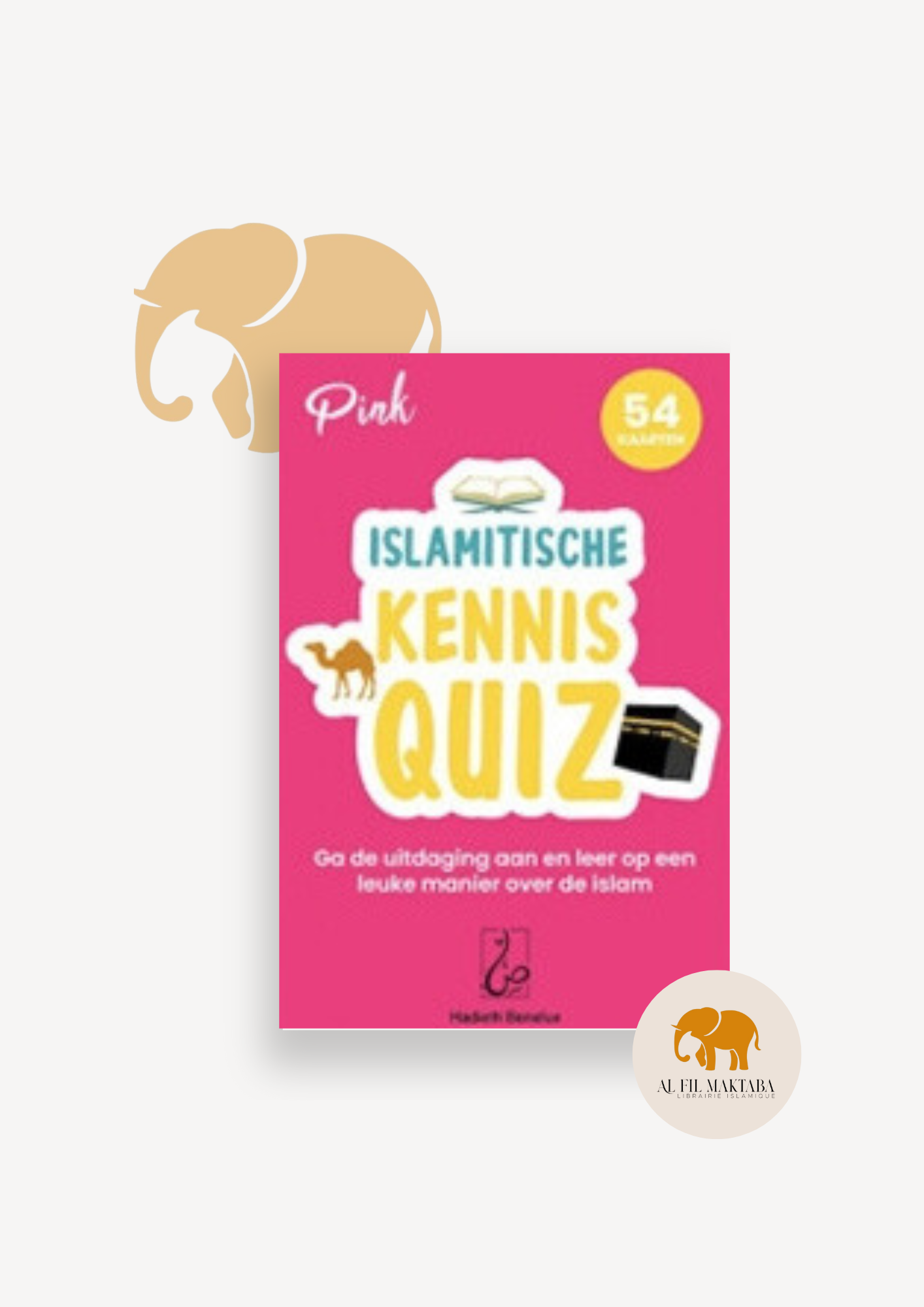 Quiz Connaissance Sur L'Islam - 54 Cartes - Hadieth Benelux (Rose) AL FIL MAKTABA