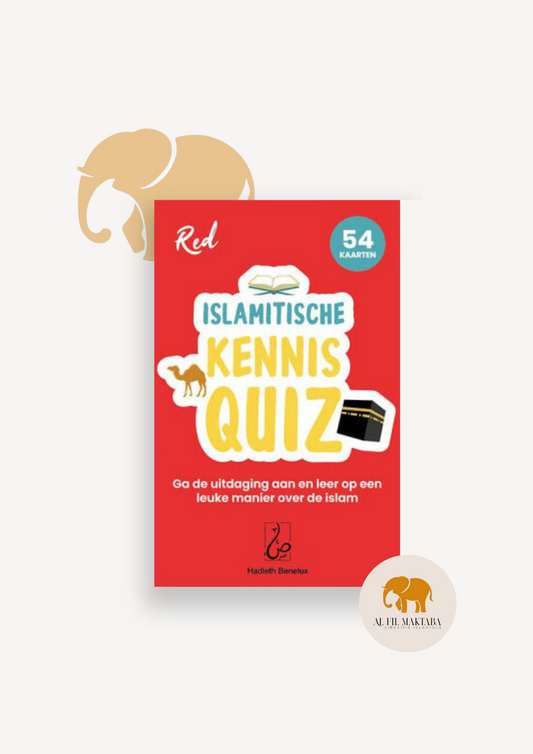 Quiz Connaissance Sur L'Islam - 54 Cartes - Hadieth Benelux (Rouge) AL FIL MAKTABA