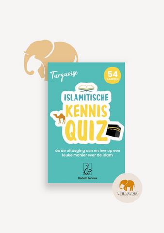 Quiz Connaissance Sur L'Islam - 54 Cartes - Hadieth Benelux (Turquoise)