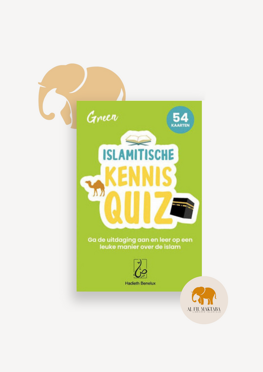 Quiz Connaissance Sur L'Islam - 54 Cartes - Hadieth Benelux (Vert) AL FIL MAKTABA