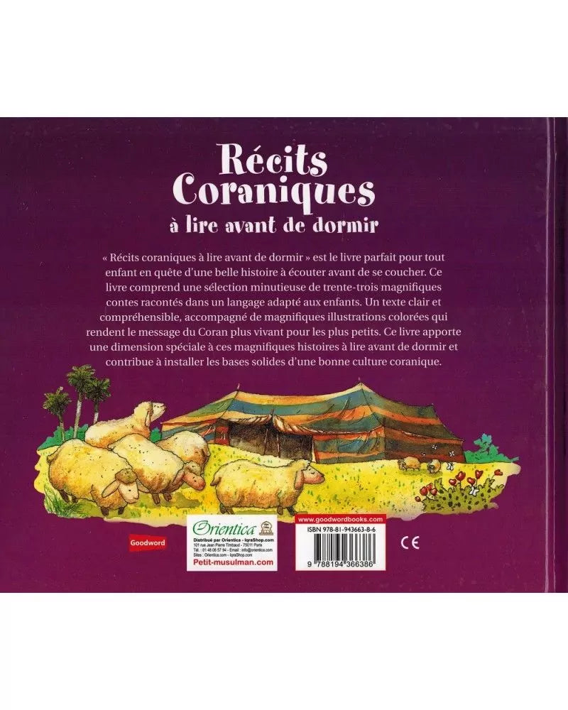 Récits Coraniques à lire avant de dormir - Saniyasnain Khan - Goodword (Orientica) AL FIL MAKTABA