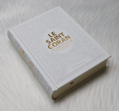 Le Saint Coran - Français/arabe /Transcription (phonétique) - Edition de luxe -hafs- Format moyen ( 5 couleurs au choix) AL FIL MAKTABA