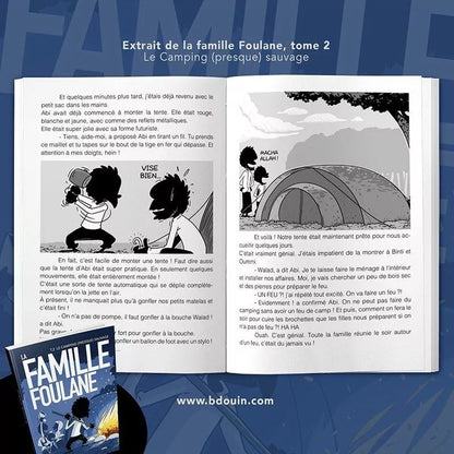 La Famille Foulane (Tome 2) - Camping (presque) sauvage - BDouin